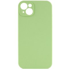 Чехол Silicone Case Full Camera Protective (AA) NO LOGO для Apple iPhone 15 (6.1") Мятный / Mint