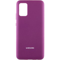 Чехол Silicone Cover Full Protective (AA) для Samsung Galaxy A02s Фиолетовый / Grape