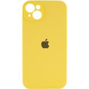 Чехол Silicone Case Full Camera Protective (AA) для Apple iPhone 15 Plus (6.7") Желтый / Yellow