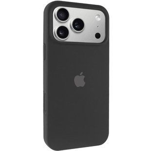 Чехол Silicone Case Full Protective (AA) для Apple iPhone 17 Pro Max (6.9") Черный / Black