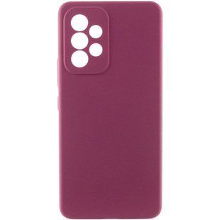 Чехол Silicone Cover Lakshmi Full Camera (AAA) для Samsung Galaxy A32 4G Бордовый / Plum