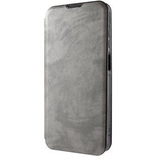 Кожаный чехол-книжка Belora для Motorola Edge 50 Fusion Gray