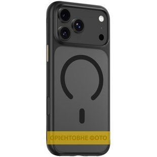 TPU+PC чехол Blueo Skin Friendly Frosted with MagSafe для Apple iPhone 17 Air (6.5") Черный / Black