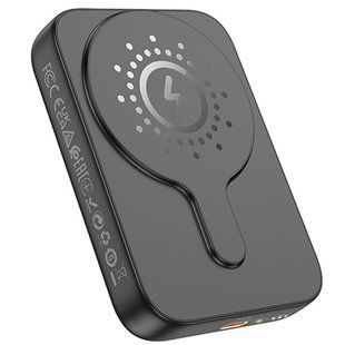 Портативное ЗУ Power Bank Hoco J117A Esteem PD20W с БЗУ 10000 mAh Black