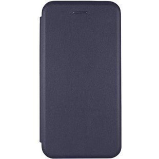 Кожаный чехол-книжка Classy для Xiaomi Redmi 8a Темно-синий