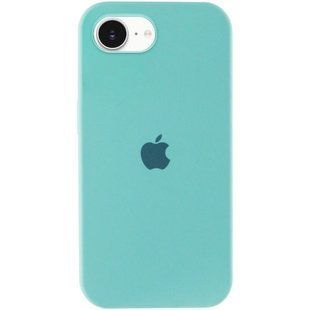 Чохол Silicone Case Full Protective (AA) для Apple iPhone 16e / 17e (6.1") Бірюзовий / Marine Green