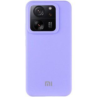 Чехол Silicone Cover Lakshmi (AAA) with Logo для Xiaomi 13T / 13T Pro Сиреневый / Dasheen