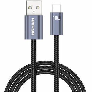 Дата кабель Amaya C62 USB to Type-C 100W (2m) Gray