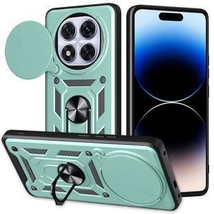 Чехол Ummi Camshield Serge Ring для Xiaomi Redmi Note 14 Pro 4G Зеленый / Green
