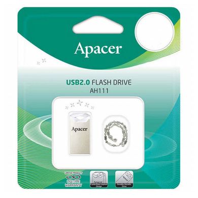 Флеш накопичувач Apacer USB 2.0 AH111 32GB Срібний