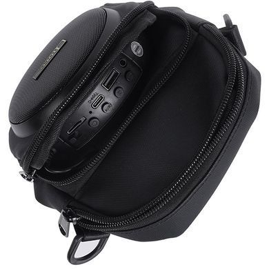 Сумка крос-боді зі вбудованою колонкою Hoco HC41 Wave Bass Black