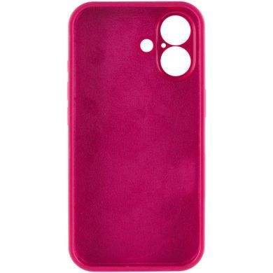 Чохол Silk Full Camera Protective (AA) NO LOGO для Apple iPhone 17 (6.3") Червоний / Rose Red
