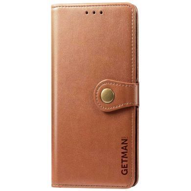 Шкіряний чохол-книжка GETMAN Gallant (PU) для Samsung Galaxy A25 5G Коричневий