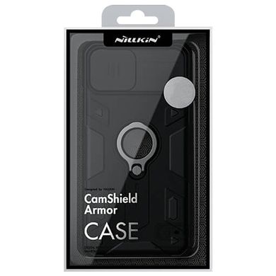 TPU+PC чехол Nillkin CamShield Armor (шторка на камеру) для Apple iPhone 11 (6.1") Черный