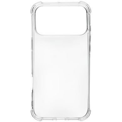 TPU чехол GETMAN Ease logo усиленные углы для Apple iPhone 17 Pro Max / 18 Pro Max (6.9") Бесцветный (прозрачный)