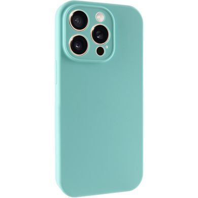Чохол Silk Full Camera Protective (AA) NO LOGO для Apple iPhone 13 Pro Max (6.7") Бірюзовий / Marine Green