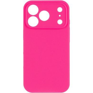 Чехол Silk Full Camera Protective (AA) NO LOGO для Apple iPhone 17 Pro Max / 18 Pro Max (6.9") Розовый / Barbie pink