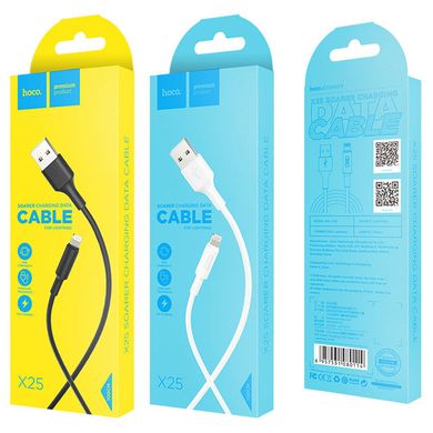 Дата кабель Hoco X25 Soarer Lightning Cable (1m) Белый