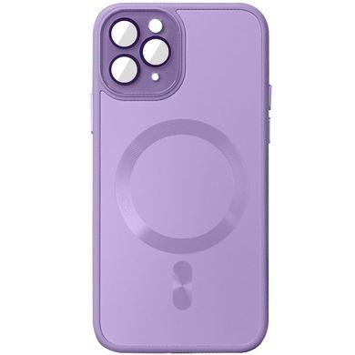 Чехол TPU+Glass Sapphire Midnight with Magnetic Fit для Apple iPhone 12 Pro Max (6.7") Сиреневый / Lilac