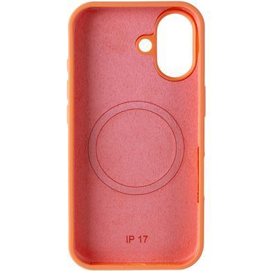 Чохол Silk Duo Color (AA) NO LOGO with Magnetic Fit для Apple iPhone 17 (6.3") Orange