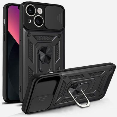 Чохол Ummi Camshield Serge Ring для Apple iPhone 13 (6.1") Чорний / Black