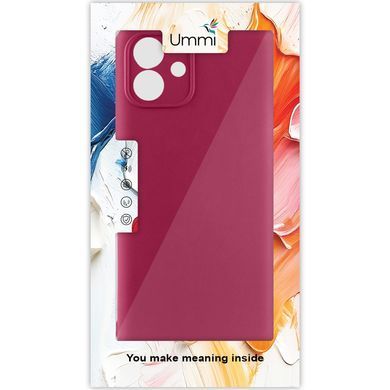 Чохол Silicone Cover Ummi Lakshmi Full Camera (AA) для Samsung Galaxy A04 Бордовий / Marsala
