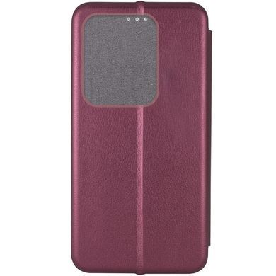 Шкіряний чохол-книжка Classy для Oppo A3 4G / A3x 4G/ A40m Бордовий