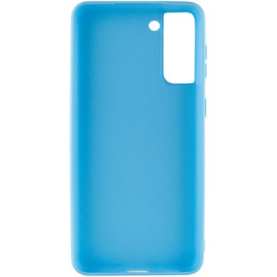 Силіконовий чохол Candy для Samsung Galaxy S21+ Блакитний