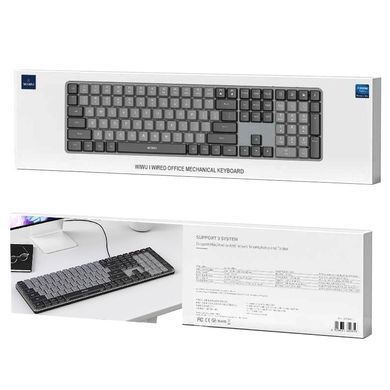 Клавиатура проводная WIWU KB-01 Wired for laptop Black