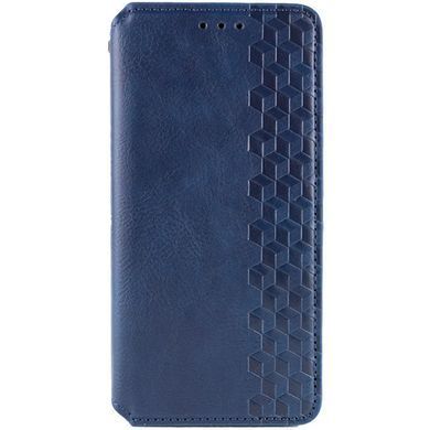 Шкіряний чохол-книжка GETMAN Cubic (PU) для Xiaomi Redmi Note 14 5G Синій
