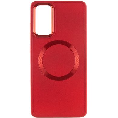 TPU чохол Bonbon Metal Style with MagSafe для Samsung Galaxy S20 FE Червоний / Red