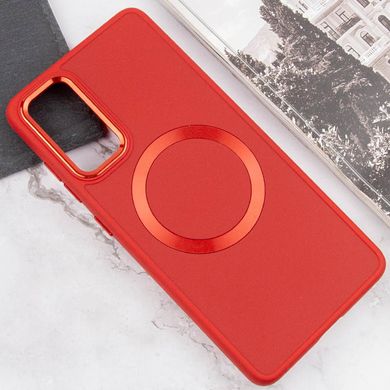 TPU чохол Bonbon Metal Style with MagSafe для Samsung Galaxy S20 FE Червоний / Red