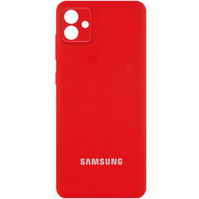 Чохол Silicone Cover Full Camera (AA) для Samsung Galaxy A04 Червоний / Red