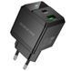 СЗУ Borofone BN19 Intenso PD20W+QC3.0 (1USB-A/1C) Black фото 1