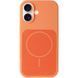 Чохол Silk Duo Color (AA) NO LOGO with Magnetic Fit для Apple iPhone 17 (6.3") Orange фото 2