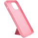 Чехол Silicone Case Hand Holder для Apple iPhone 12 Pro Max (6.7") Розовый / Pink фото 3