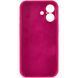 Чохол Silk Full Camera Protective (AA) NO LOGO для Apple iPhone 17 (6.3") Червоний / Rose Red фото 3