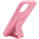 Чехол Silicone Case Hand Holder для Apple iPhone 12 Pro Max (6.7") Розовый / Pink фото 2