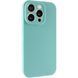 Чохол Silk Full Camera Protective (AA) NO LOGO для Apple iPhone 13 Pro Max (6.7") Бірюзовий / Marine Green