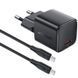 МЗП Acefast A118 PD30W GaN (1USB-C) + кабель Type-C to Type-C Black фото 2