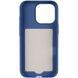 Чехол PC Textile Hybrid with Magnetic Fit для Apple iPhone 15 Pro Max (6.7") Blue фото 3
