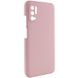 Чехол Silicone Cover Full Camera (AAA) для Xiaomi Redmi Note 10 5G / Poco M3 Pro Розовый / Pink Sand фото 2