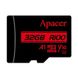 Карта пам'яті Apacer microSDHC (UHS-1) 32Gb class 10 V10 A1 R100MB/s (без адаптера) Black фото 1