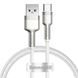 Дата кабель Baseus Cafule Metal USB to Type-C 66W (1m) (CAKF00010) White фото 1