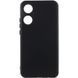 Чехол Silicone Cover Lakshmi Full Camera (A) для Oppo A58 4G Черный / Black