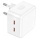 СЗУ Borofone BA76A Source PD35W (2USB-C) White фото 2