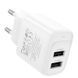 СЗУ Hoco C141A Smart 2.1A (2USB-A) White фото 3