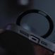TPU+PC чохол Metal Buttons with Magnetic Fit Carbon Ring для Apple iPhone 15 Pro (6.1") Чорний фото 6