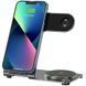 Уценка БЗУ WIWU Wi-W005 3 in 1 wireless charger Вскрытая упаковка / Black фото 2