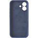 Чехол Silk Full Camera Protective (AA) NO LOGO для Apple iPhone 17 (6.3") Синий / Deep navy фото 3